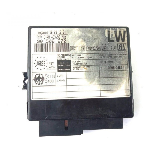 Modulo Conforto Alarme Gm Vectra 1999 00 01 02 03 04 2005