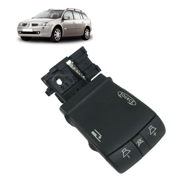 Botão Comando Som Chave Seta Renault Megane 2008 2009 À 2013