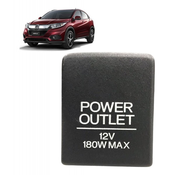 Botão Tomada Auxiliar 12v Honda Hr-v 2016 2017 2018 À 2021