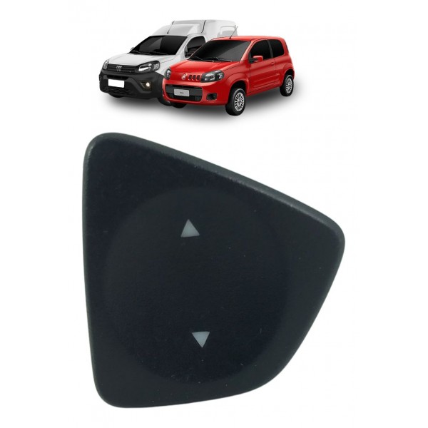 Botão Vidro Dianteiro Direito Fiat Uno Fiorino 2012 À 2022