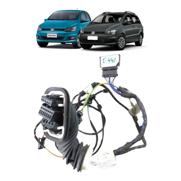 Chicote Porta Dianteira Direita Vw Spacefox Fox 2016 17 2018