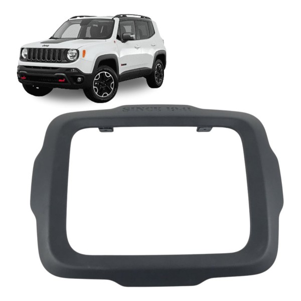 Moldura Central Multimídia Jeep Renegade 2016 2017 2018 Oem
