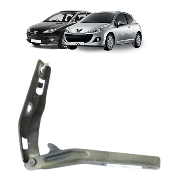 Braço Dobradiça Capo Esquerdo Peugeot 206 207 2011 2012 Oem