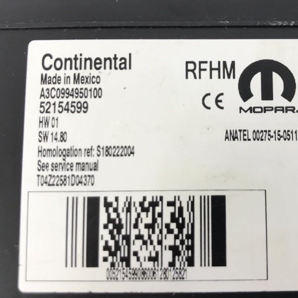 Módulo Pressão Pneu Fiat Pulse 1.0 Turbo 2021 2022 2023 2024
