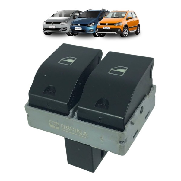 Botão Vidro Elétrico Fox Crossfox Spacefox 2012 À 2021