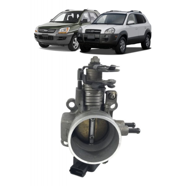 Corpo Borboleta Tbi Kia Sportage Hyundai Tucson 2.0 2010