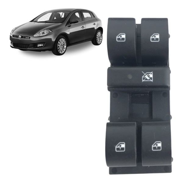Comando Botão Vidro Elétrico Fiat Bravo 2012 2013 Original