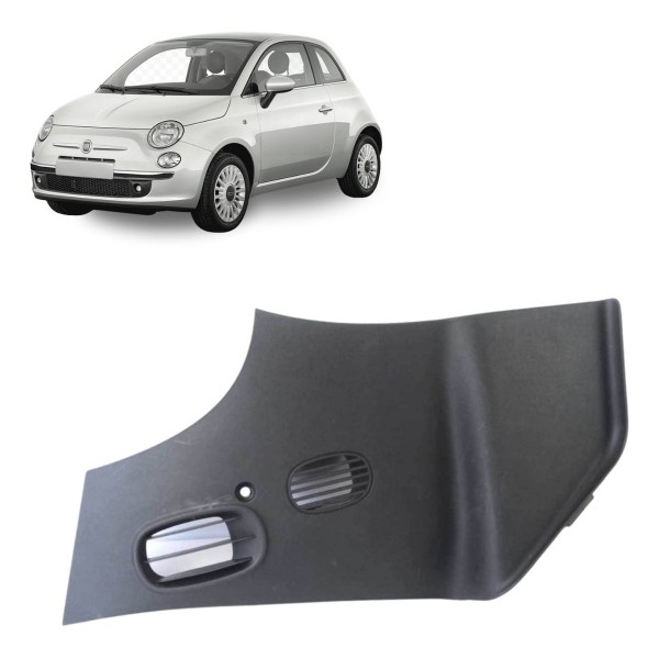 Acabamento Inferior Direito Console Central Fiat 500 2016 Acabamento Inferior Direito Console Central Fiat 500 2016