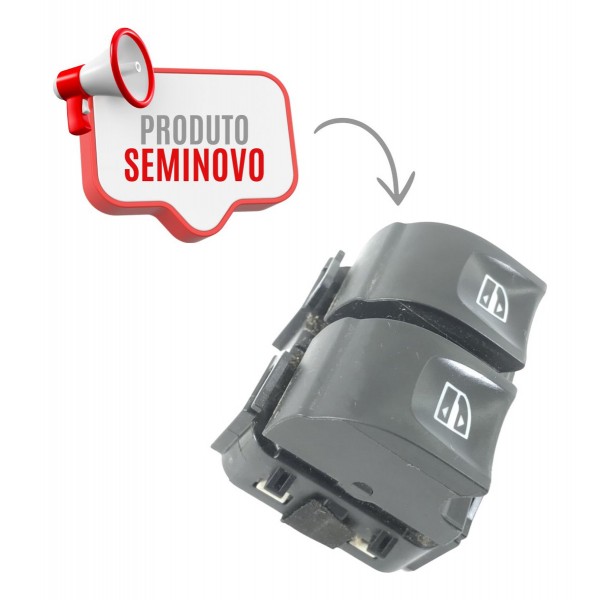 Botão Vidro Dianteiro Esquerdo Renault Captur 2016 Á 2020