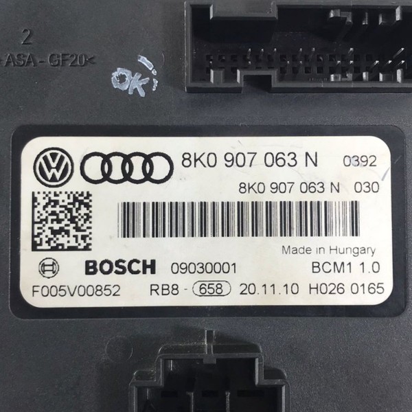 Módulo Bcm Audi Q5 3.2 V6 2010 2011 Oem