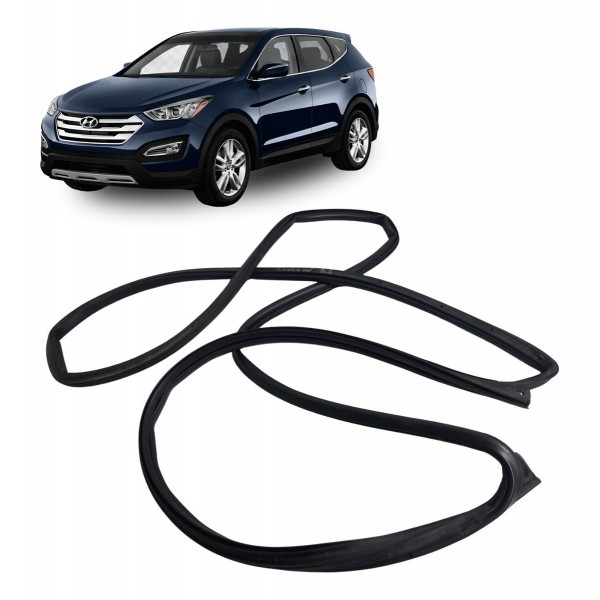 Borracha Porta Dianteira Esquerda Hyundai Santa Fé 2012 Borracha Porta Dianteira Esquerda Hyundai Santa Fé 2012