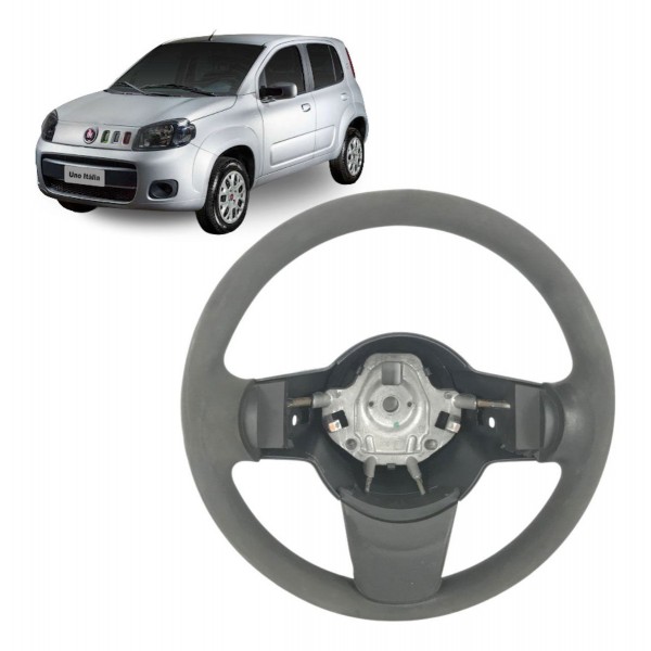 Volante Direção Fiat Uno Vivace 2011 12 13 14 2015 C/detalhe