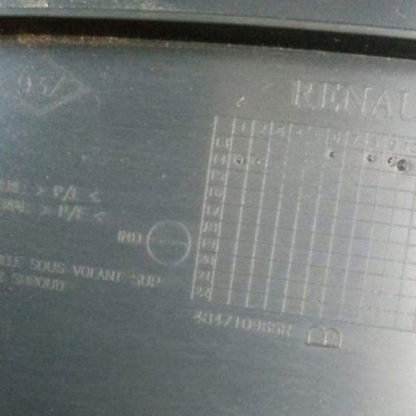 Moldura Coluna Volante Inferior Renault Logan 2014 2015 2016