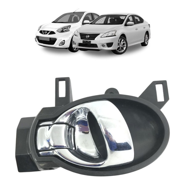 Maçaneta Interna Direita Cromada Nissan Versa Maçaneta Interna Direita Cromada Nissan Versa