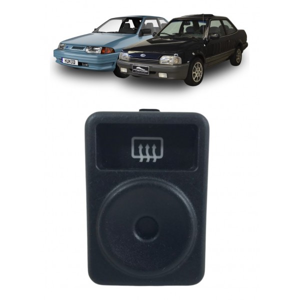 Botão Desembaçador Vidro Ford Escort Verona 1989 1990 À 1996