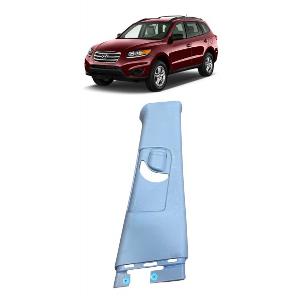 Moldura Coluna Central Dianteira Esquerda Santa Fe 2010 2011 Moldura Coluna Central Dianteira Esquerda Santa Fe 2010 2011