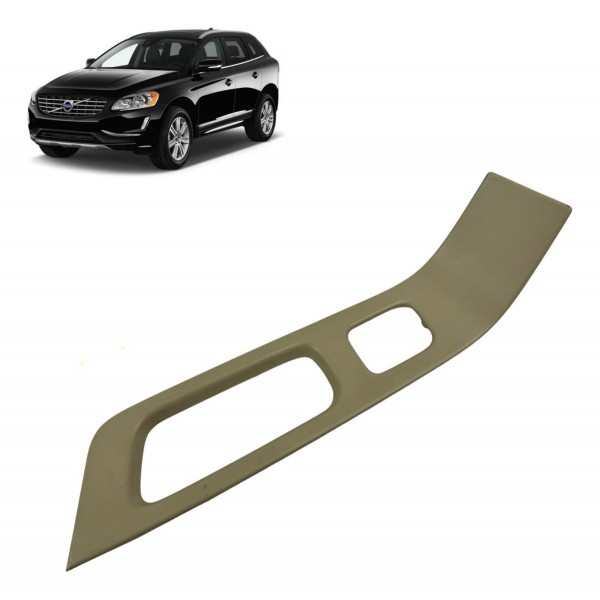 Moldura Botao Vidro Traseiro Esquerdo Volvo Xc60 2011 A 2016 Moldura Botao Vidro Traseiro Esquerdo Volvo Xc60 2011 A 2016