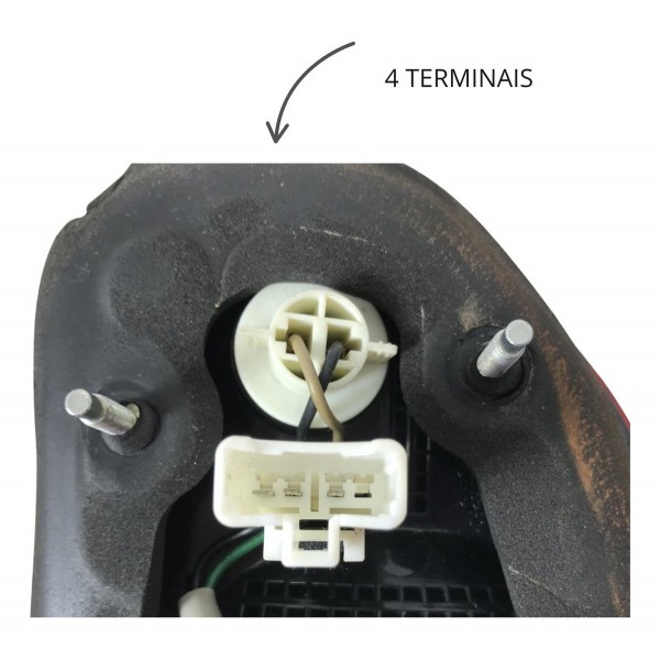 Lanterna Tampa Traseira Esquerda Santa Fe 2010 2011 2012