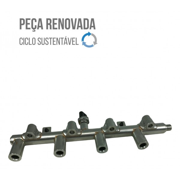 Flauta Bico Injetor Fiat Toro Compass Renegade 1.3 2021 2022 Flauta Bico Injetor Fiat Toro Compass Renegade 1.3 2021 2022