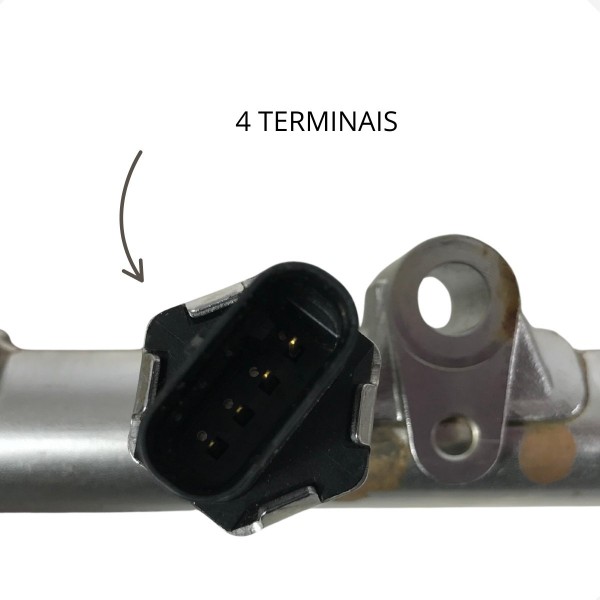 Flauta Bico Injetor Fiat Toro Compass Renegade 1.3 2021 2022 Flauta Bico Injetor Fiat Toro Compass Renegade 1.3 2021 2022