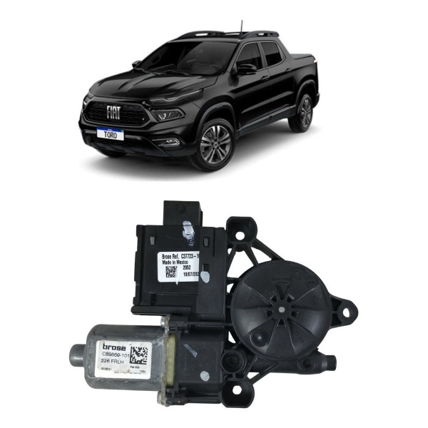 Motor Máquina Vidro Dianteiro Esquerdo Fiat Toro 2021 2022