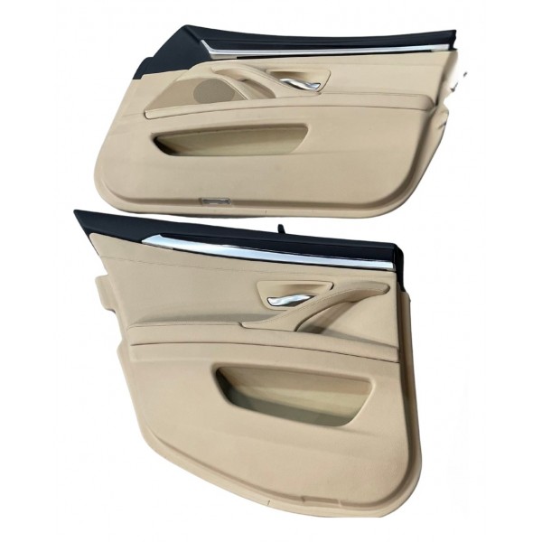 Jogo Forro De Porta Bege Bmw Serie 5 528i 2.0 2012 2013