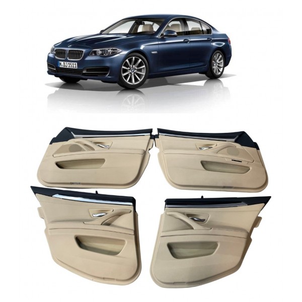 Jogo Forro De Porta Bege Bmw Serie 5 528i 2.0 2012 2013