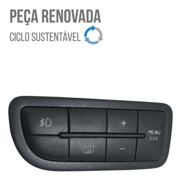 Botão Milha Desembaçador Fiat Palio Punto Siena 2009 A 2015 Botão Milha Desembaçador Fiat Palio Punto Siena 2009 A 2015