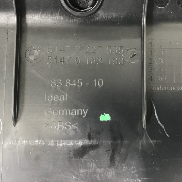 Acabamento Soleira Tampa Porta Malas Bmw 528i 2012 13 2014 Acabamento Soleira Tampa Porta Malas Bmw 528i 2012 13 2014