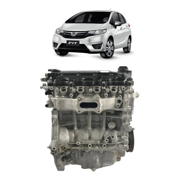 Motor Parcial Honda Fit Lx 1.5 16v Cvt 2015 2016 2017