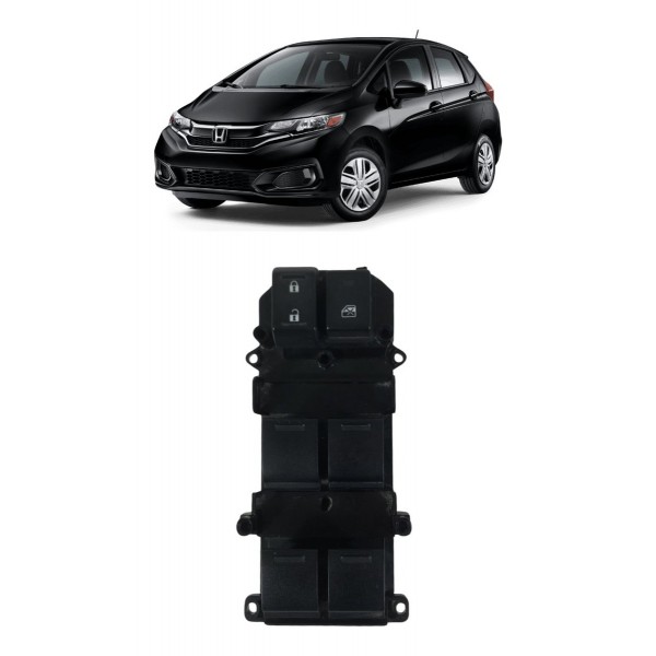 Comando Vidro Dianteiro Esquerdo Honda Fit 2015 2016 A 2020 Comando Vidro Dianteiro Esquerdo Honda Fit 2015 2016 A 2020