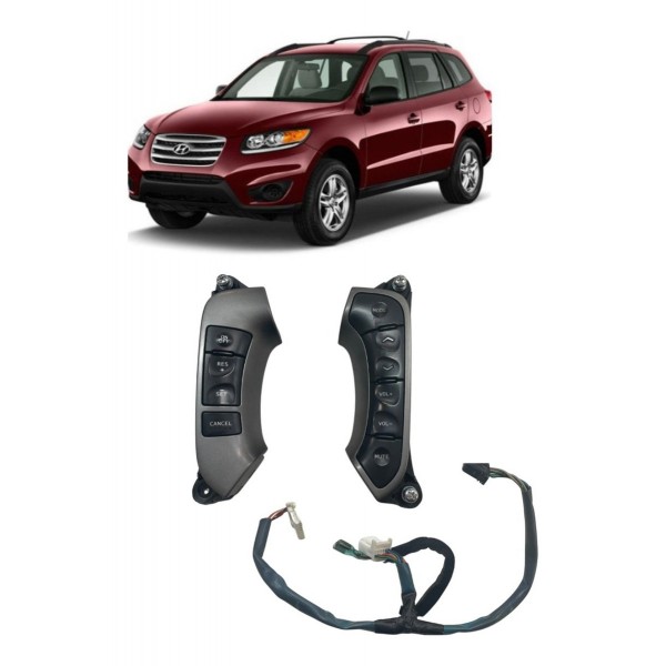 Kit Comando Volante Hyundai Santa Fe 3.5 2010 2011 2012