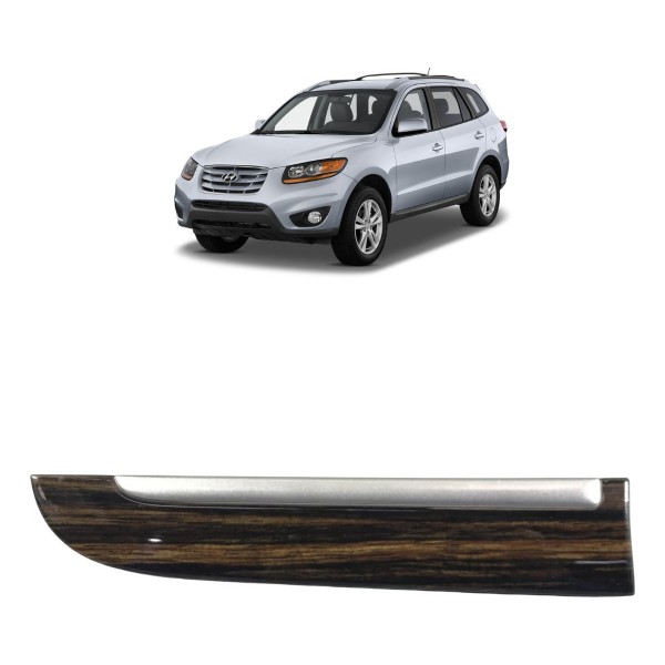 Acabamento Painel Esquerdo Hyundai Santa Fe 2010 2011 2012 Acabamento Painel Esquerdo Hyundai Santa Fe 2010 2011 2012