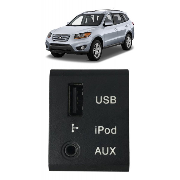 Entrada Usb Aux Hyundai Santa Fé 2010 2011 2012 Entrada Usb Aux Hyundai Santa Fé 2010 2011 2012