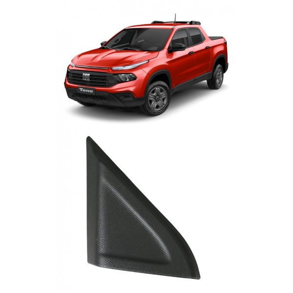 Acabamento Interno Retrovisor Esquerdo Fiat Toro 2018 A 2023 Acabamento Interno Retrovisor Esquerdo Fiat Toro 2018 A 2023