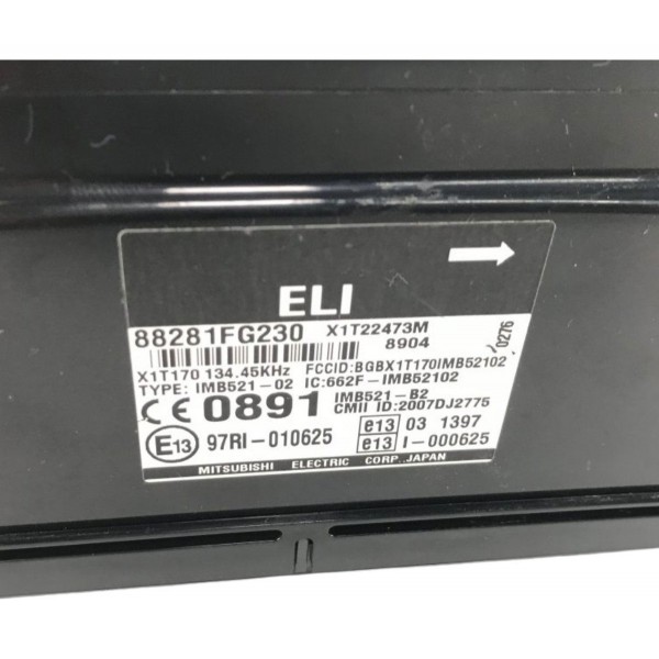 Kit Code Subaru Impreza 2.0 2009
