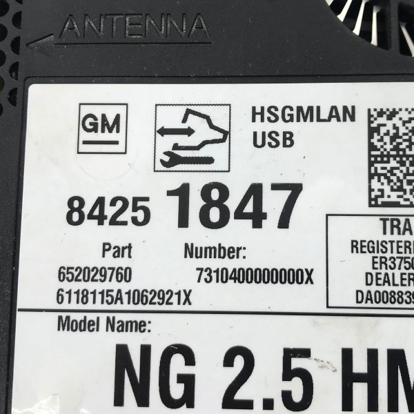 Módulo Interface Gm Equinox 2.0 2017 2018 2019 2020