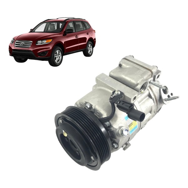 Compressor Ar Santa Fé Gls 2.7 V6 2007 08 09 10 11 2012 Compressor Ar Santa Fé Gls 2.7 V6 2007 08 09 10 11 2012
