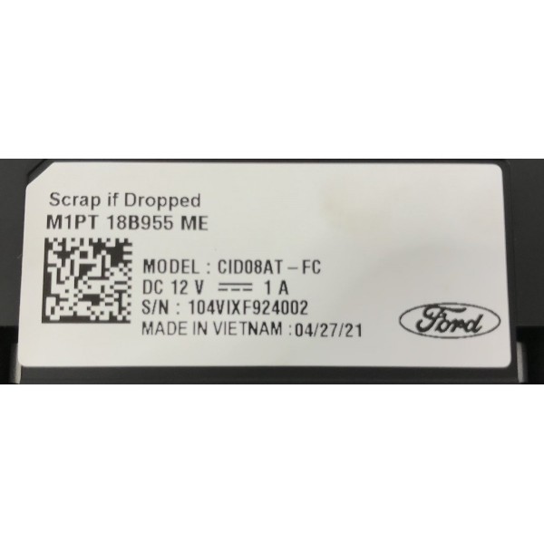 Central Multimidia Ford Bronco 2.0 2021 2022 2023 2024