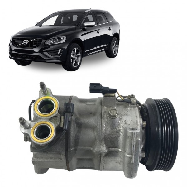 Compressor Ar Volvo Xc60 2.0 T5 T6 2014 2015 2016 2017 Compressor Ar Volvo Xc60 2.0 T5 T6 2014 2015 2016 2017