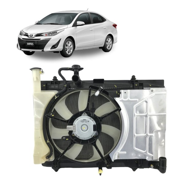 Kit Radiador Toyota Yaris 1.5 2019 20 21 22 2023 C/ Detalhe Kit Radiador Toyota Yaris 1.5 2019 20 21 22 2023 C/ Detalhe