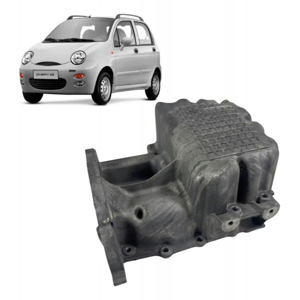 Carter Oleo Motor Chery Qq 1.0 2015 2016 A 2019 Aluminio