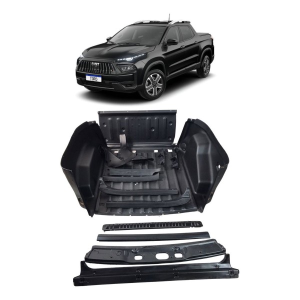 Protetor Kit Caçamba Fiat Toro Freedom 1.3 2021 2022 Protetor Kit Caçamba Fiat Toro Freedom 1.3 2021 2022