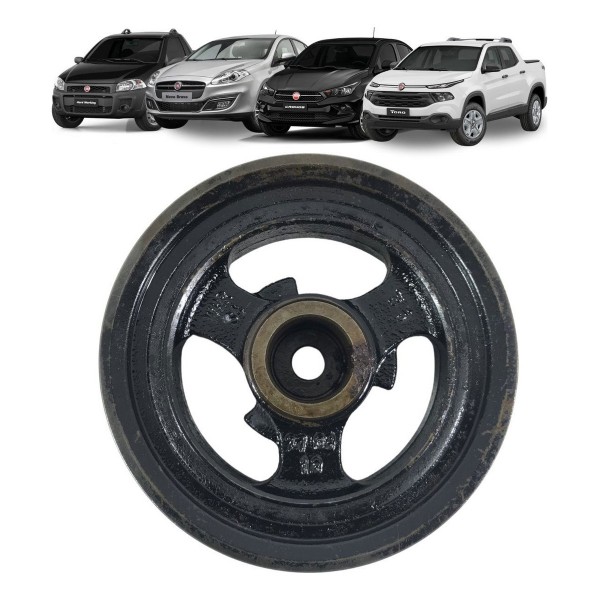 Polia Virabrequim Fiat Strada Cronos Toro Jeep Renegade 1.8 Polia Virabrequim Fiat Strada Cronos Toro Jeep Renegade 1.8