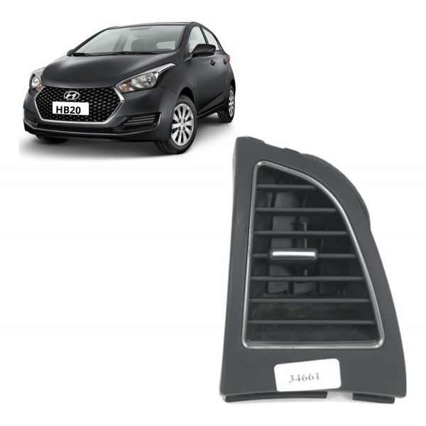 Difusor Ar Painel Esquerdo Hyundai Hb20 2015 16 17 18 2019