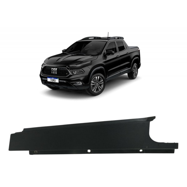 Moldura Porta Traseira Direita Fiat Toro 2022 C/detalhe Moldura Porta Traseira Direita Fiat Toro 2022 C/detalhe