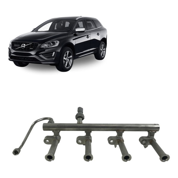 Flauta Bico Injetor Volvo Xc60 2.0 T5 T6 2014 2015 2016 2017