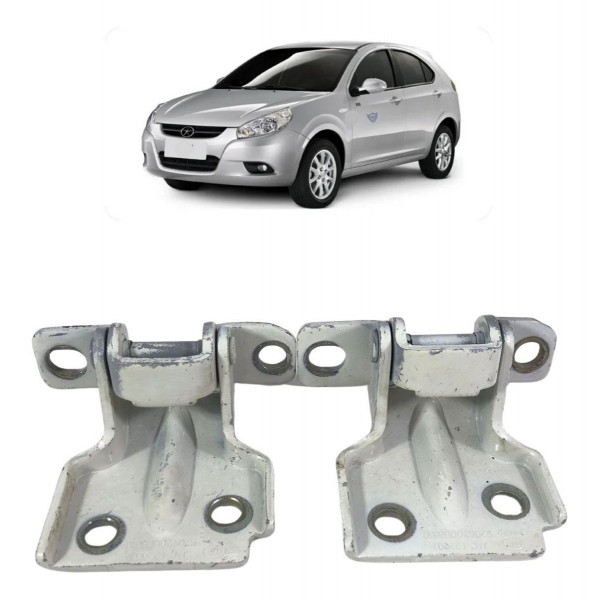 Par Dobradiça Porta Traseira Direita Jac J3 2011 12 13 2014