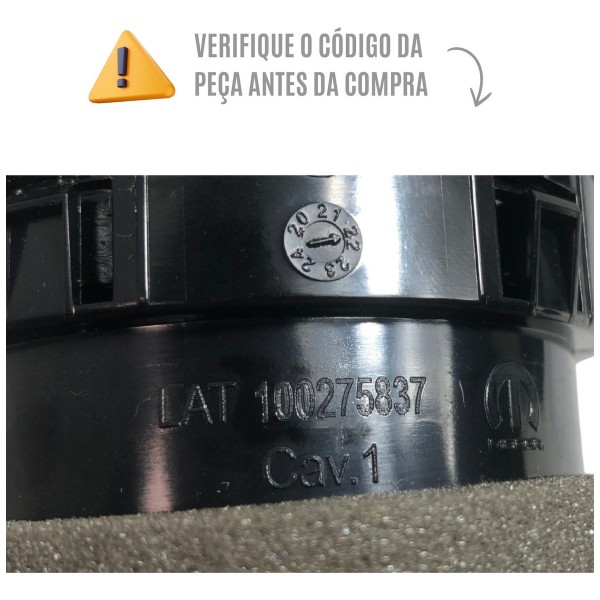Difusor Ar Fiat Fiorino Mobi Nova Strada 2020 2021 2022