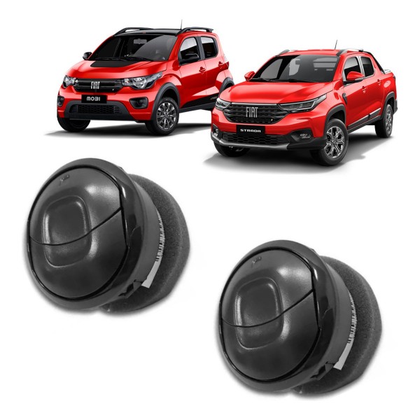 Difusor Ar Fiat Fiorino Mobi Nova Strada 2020 2021 2022